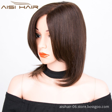Aisi Hair Most Popular Brazilian  Human Hair Long Natural Handtied Wigs Silk Top Glueless Full Lace Wigs
